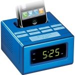 RCA Blue Dual Alarm /iPhone Dock