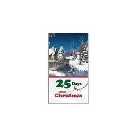 25 Days Until Christmas Countdown Advent Calendar