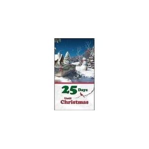 25 Days Until Christmas Countdown Advent Calendar
