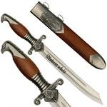 Eagle Head German Officer Military Dagger - Bronze
