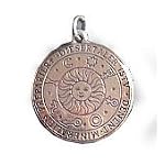 brass sun charm