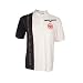 09-10 Eintracht Frankfurt Polo Shirt wei�/schwarz-M