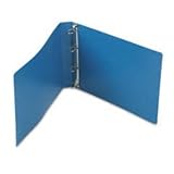ACCO 59273 Flexible Accohide Square Ring Binder For 11X14-7/8 Sheets, 1-1/2 Cap., Blue