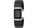 Philippe Starck - PH1105 - Montre Femme - Quartz Digitale Noir - Empierrée - Bracelet Plastique Noir