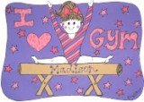 Personalized Toddler Pillow-Gymnastics