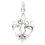 Sterling Silver Gothic Pendant - JewelryWeb