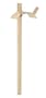 Liberty Garden Products 292-2 150-Foot Capacity Basic Removable Steel Garden Hose Stand Tan