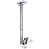 Barkan 35 Vesa Ceiling Mount Bracket for LCD TV ( Silver for 10 to 30 inch)