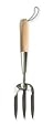 Brook & Hunter 14010F Premium Garden Fork with Handcrafted Red Oak Handle and Stainless Steel Alloy Head