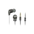 Black - Pro.2 Skull Earphones Earbuds - High Fidelity Sound in a Stylish Design!