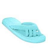Creations Pedi Couture Sandals / Slippers by Alan Stuart TURQUOISE 7.5-8.5 B