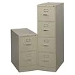 210 Series Four-Drawer, Full-Suspension File, Letter, 28-1/2d, Putty