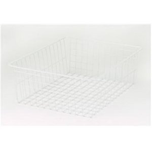 Closetmaid #6209 17 White Double Draw Basket
