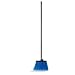Carlisle 3686403 Duo-Sweep Plastic Coated Metal Handle Wide Warehouse Broom, Synthetic Bristles, 5" Trim x 11" Width Bristle, 48" Overall Length, Black