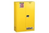 Justrite Flammable Cabinet With Self Close Double Door 45 Gallon