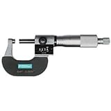 Fowler 72-224-009 Digit Counter Micrometer with Insulated Frames, 0-25mm