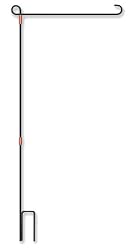 Garden Flag Pole