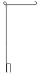 Garden Flag Pole