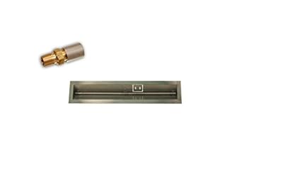 Linear Trough Propane Gas Fire Pit Burner with Pan, 36-Inch