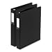 Wilson Jones 368 Line Basic Round Ring Binder, 3" Capacity, 8.5" x 11" Sheet Size, Black (W368-49NB)