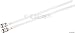 Dimension Leather Toe Strap 430mm Long White