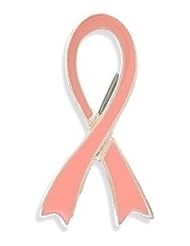 Pink Enamel Awareness Ribbon Pin