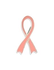 Pink Enamel Awareness Ribbon Pin