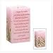 PRAYER FOR MOM PINK ROSE SCENT SCENTED PILLAR CANDLE