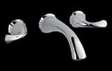 Delta Faucet アディソン 2 ハンドル ウォール マウント バスルーム 蛇口 ステンレス 【並行輸入品】+NONOKUROオリジナル携帯クロス