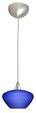 Peri Collection Blue Glass Mini Pendant Chandelier