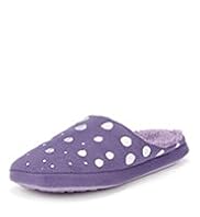 Per Una Embroidered Spot Mule Slippers