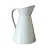 Large White Enamel Jug