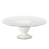 Lenox Opal Innocence Footed Cake Plate