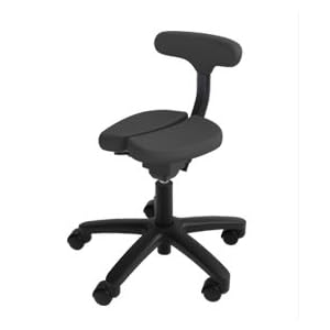 【クリックで詳細表示】アーユル オクトパスチェア コンパクトレッグ ブラック