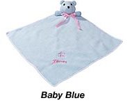 Zanies Snuggle Bear Puppy Blue Blanket Dog Toy