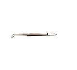TWEEZER FORCEPS SMOOTH ELONGATED 6" WITH GUIDE PIN