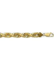 10mm Diamond Cut Rope Chain 22"