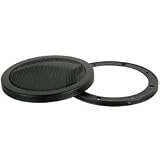 Steel Mesh 2-Piece Grill for 6" Speaker Black