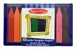 10 Jumbo Triangular Crayons by Melissa and Doug