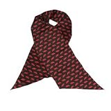 Arkansas Scarf University of Arkansas Black Scarf with Razorback Logo