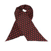 Arkansas Scarf University of Arkansas Black Scarf with Razorback Logo