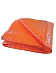 Industrial Grade 5WUF0 Tarp, Insulated Tarp, Polyethylene, 12x24Ft
