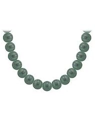 Tahitian Pearl Necklace : 18K White Gold â€" 10.00 - 12.00 MM