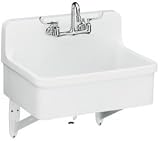 KOHLER K-12787-0 Gilford Scrub-Up Plaster Sink, White