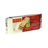 Suzie's 100% Organic Crackers, Salted with Extra Virgin Olive Oil, 8.8-Ounce Packages (Pack of 12)