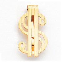 14k Polished Dollar Sign Money Clip by 