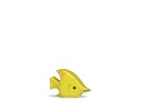 Eigenschaften Holztiger  / Holztiger Holzfigur Tropischer Fisch, blau