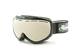 Bolle Quasar Ski Goggles - Shiny Black Frame & Amber Gun Lens