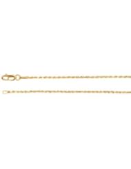 01.30 Mm Diamond Cut Rope Chain (Replacing Ch510) 14K Yellow 7 Inch Ch947