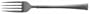 Mikasa Silver Stanton (Stainless) Fork, Sterling Silver